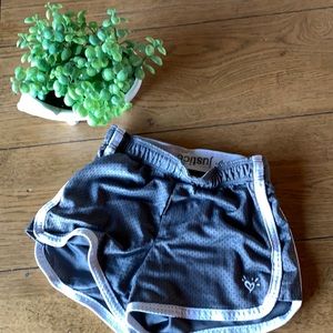 Justice size 7 girls mesh shorts